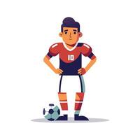 Dynamic Player Balancing Ball on Head Icon vector