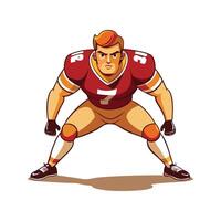 Athlete Defending Skillfully Against Opponent vector