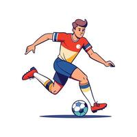 Dynamic Player Evading Tackle with Quick Feet vector