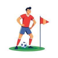 Dynamic Preparation for Corner Kick by Player vector