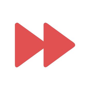 SVG Format of Fast Forward Button Icon vector