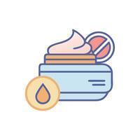 AntiAging Cream Icon for Youthful Skin vector