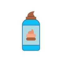 Quality Hair Gel Flat Icon Design vector