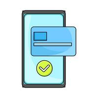 Digital Payment for Delivery vector