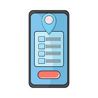 Delivery App Notification vector