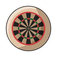 illustration of A Dartboard vector