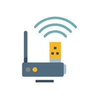 Efficient WiFi Dongle Design vector