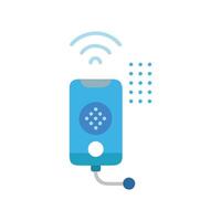 Functional Bluetooth Shower Speaker Graphic vector