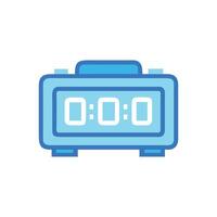 Modern Digital Alarm Clock Design vector