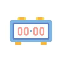Dynamic Digital Alarm Clock Illustration vector