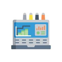 Innovative Digital Factory Dashboard Design vector