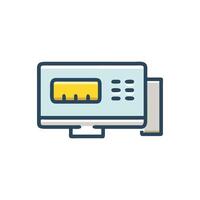 Functional Display Adapter Design vector