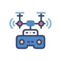 Creative Drone Controller Graphic vector