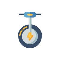 Futuristic Electric Unicycle Design vector