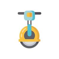 Dynamic Electric Unicycle Illustration vector