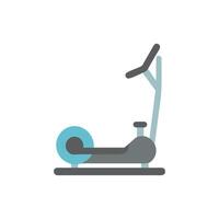 Creative Elliptical Trainer Graphic vector