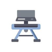 Dynamic Ergonomic Laptop Stand Illustration vector