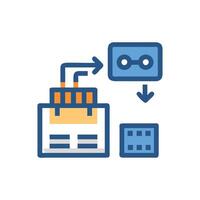 Integrated Factory Automation System Design vector