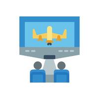 Advanced Flight Simulator Concept vector