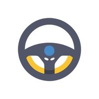 Dynamic Gaming Steering Wheel Design vector