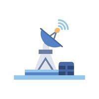 Versatile Ground Station Icon for Network vector