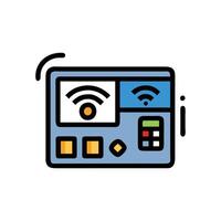 Innovative Home Automation Panel Concept vector