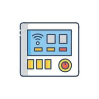 Dynamic Home Automation Panel Illustration vector