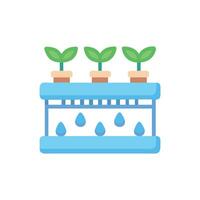 Innovative Hydroponic System Design vector