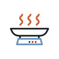 Efficient Induction Wok Icon for Chefs vector