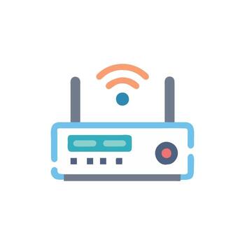 Innovative IoT Gateway Device Concept vector