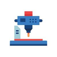 Dynamic Laser Engraver Illustration vector