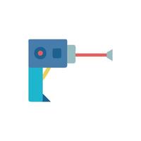 Dynamic Laser Measurement Tool Illustration vector