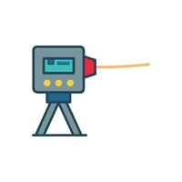 Precise Laser Measurement Tool Design vector
