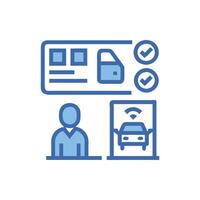 Efficient Passenger Information System Design vector