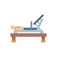 Versatile Pilates Reformer Design vector