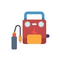 Dynamic Portable Jump Starter Illustration vector