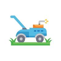 Dynamic Robot Lawn Mower Illustration vector