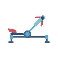 Functional Rowing Machine Graphic vector