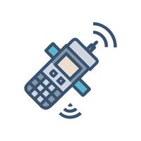 Dynamic Satellite Phone Icon for Services vector