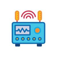 Dynamic Signal Generator Illustration vector