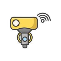 Dynamic Smart Bicycle Light Illustration vector