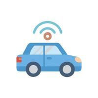 Modern Smart Car Camera Icon for Monitoring vector