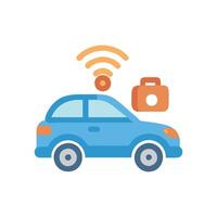Dynamic Smart Car Camera Icon Design vector