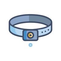 Advanced Smart Collar Design vector