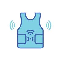 Dynamic Smart Cooling Vest Illustration vector