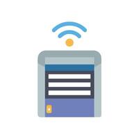 Functional Smart Garage Opener Design vector