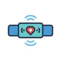 Advanced Smart Health Band Design vector