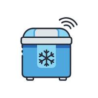 Efficient Smart Ice Maker Design vector