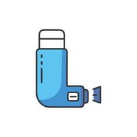 Advanced Smart Inhaler Design vector
