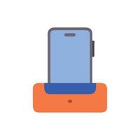 Efficient Smartphone Dock for Convenient Charging vector